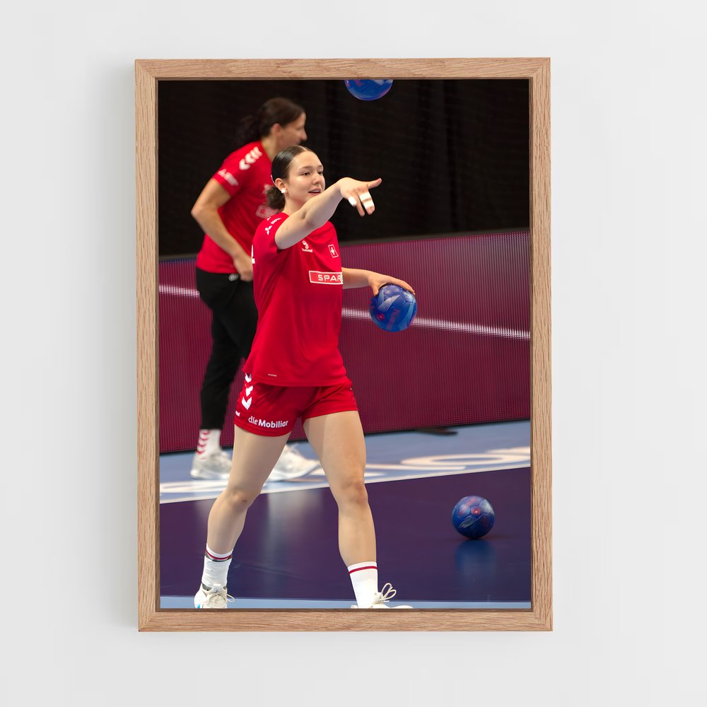 Poster Ehf cup – affiche Handball (vue 4)